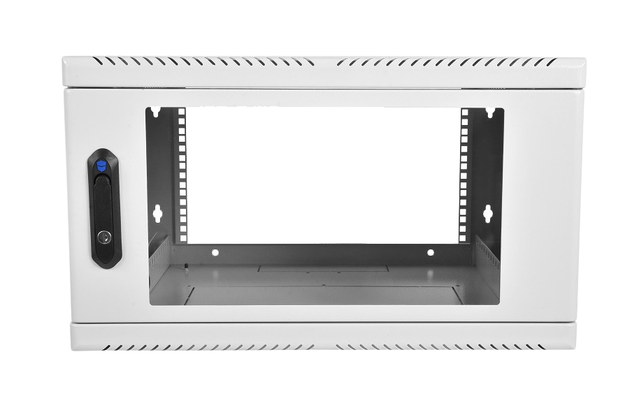 Шкаф телекоммуникационный настенный 9U (600 × 300) дверь стекло от ЦМО