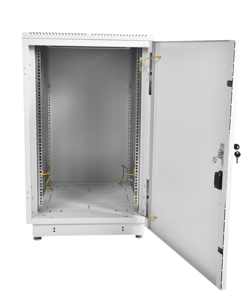 Шкаф телекоммуникационный напольный 27U (600 × 800) дверь металл от ЦМО