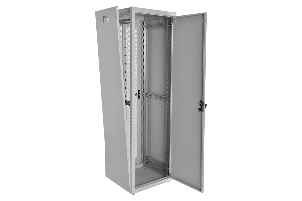 Шкаф телекоммуникационный напольный ЭКОНОМ 42U (600 × 600) дверь металл 2 шт. от ЦМО