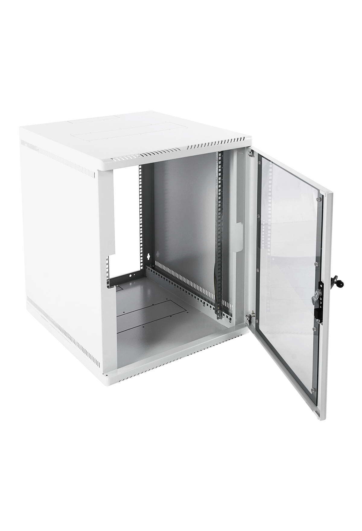 Шкаф телекоммуникационный настенный 12U (600 × 650) дверь стекло от ЦМО
