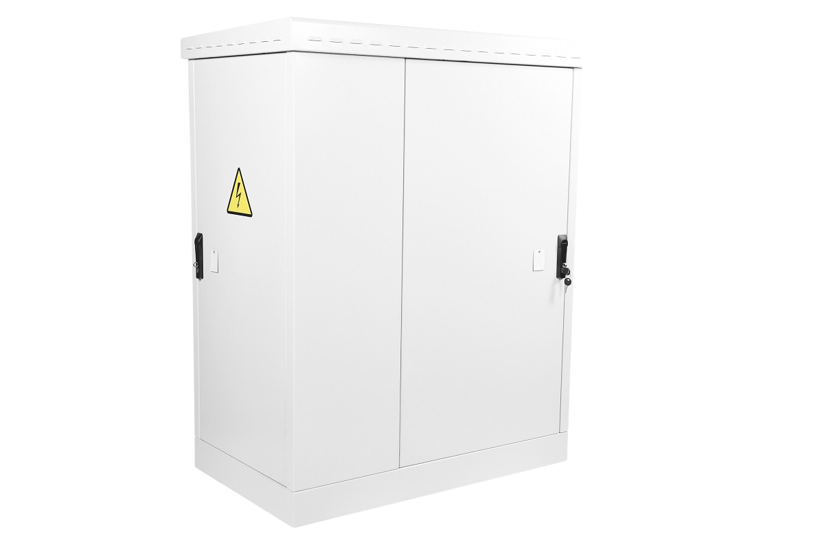 Шкаф всепогодный напольный укомплектованный 24U (Ш1000 × Г600) с эл. отсеком, комплектация Т1-IP55 от ЦМО