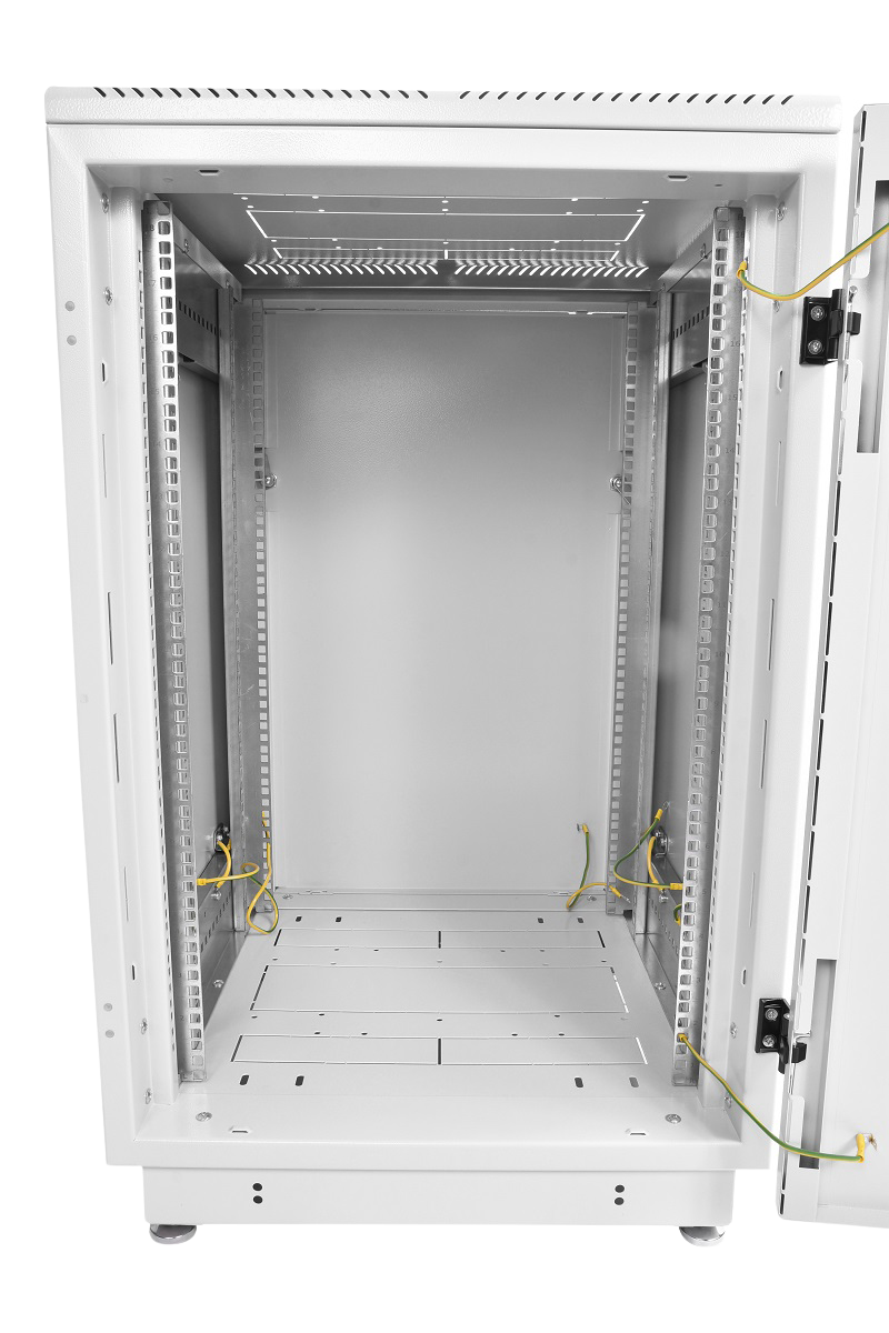 Шкаф телекоммуникационный напольный 22U (600 × 600) дверь металл от ЦМО