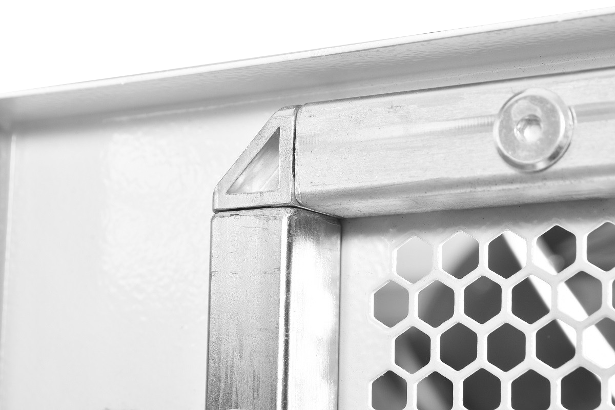 Шкаф телекоммуникационный напольный 47U (800 × 800) дверь перфорированная 2 шт. от ЦМО