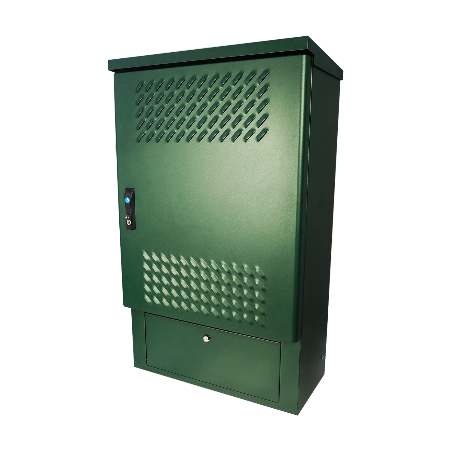 Шкаф всепогодный напольный укомплектованный 24U (Ш1000 × Г600) с эл. отсеком, комплектация Т1-IP55 от ЦМО