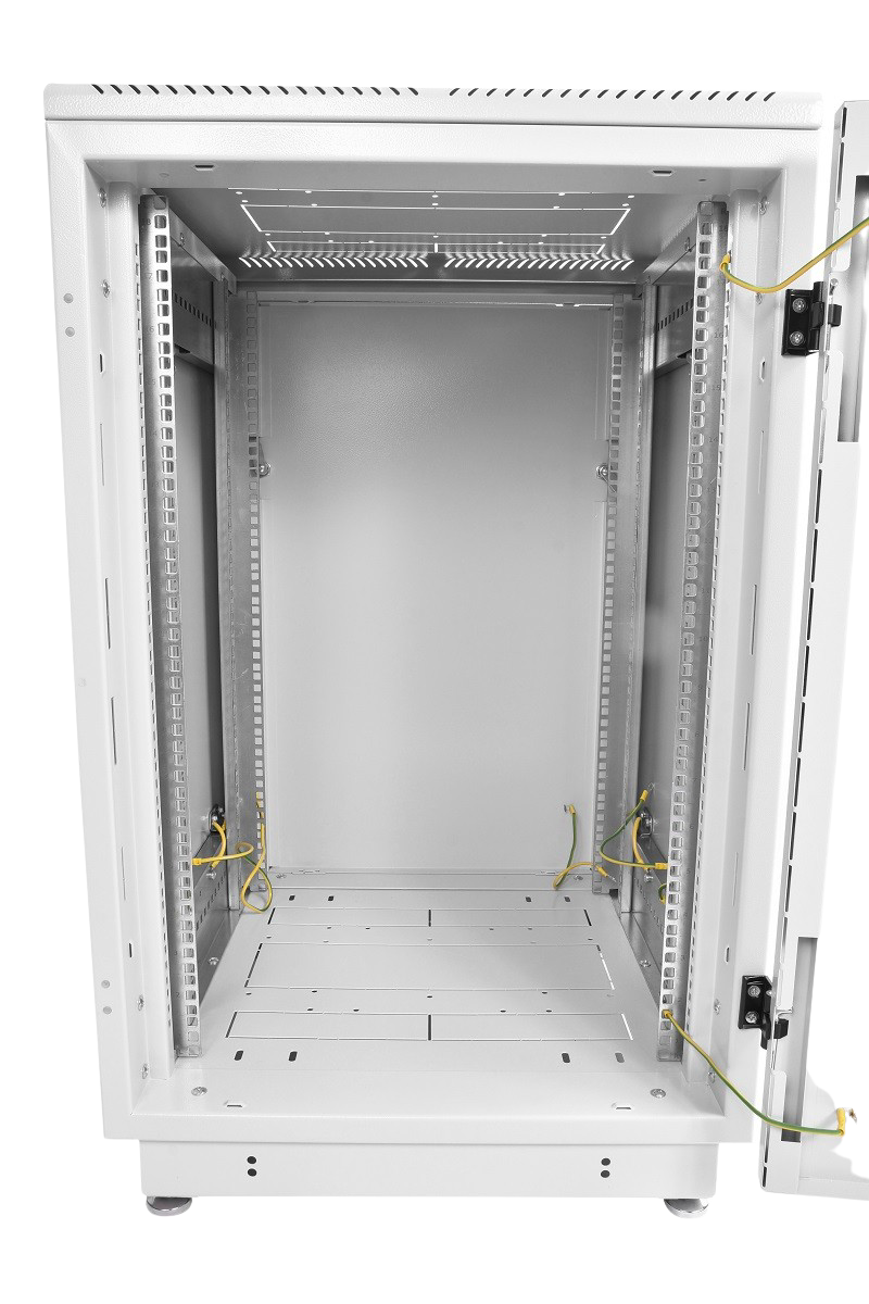 Шкаф телекоммуникационный напольный 27U (600 × 600) дверь стекло от ЦМО
