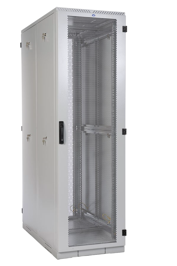 Шкаф серверный напольный 45U (800 × 1000) дверь перфорированная 2 шт.